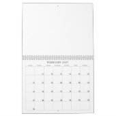 leerer Kalender (Feb 2027)