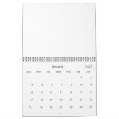 Leerer Kalender 2017 mit Feiertagen (Jan 2027)