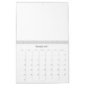 Leerer Kalender 2020 - Weißes Muster (Jan 2027)