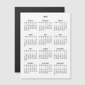 Leerer Kalender 2023 Magnetkarte (Vorne/Hinten)