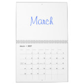 Leerer Kalender 2024 mit Feiertagen (Mär 2027)