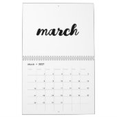 Leerer Kalender 2025 mit Feiertagen (Mär 2027)