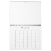 leerer Kalender 2026 (Feb 2027)