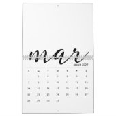Leerer Kalender 2026 Weiß Vorlage (Mär 2027)