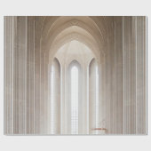 LEERER KATHEDRALINNENRAUM GESCHENKPAPIER (Flach)