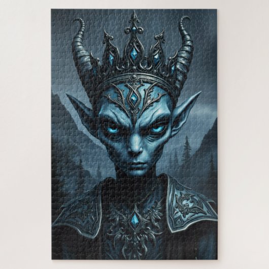 Leerer König Fantasy-Puzzle Dunkler Elfenherrscher Puzzle (Vertikal)