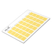Leerer Monatsplaner Notizblock (angewinkelt)