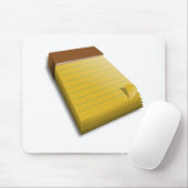 Leerer Notizblock Mousepad (Mit Mouse)
