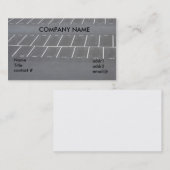 leerer Parkplatz Visitenkarte (Vorne/Hinten)