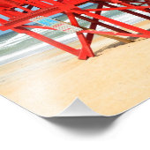 leerer Rettungsstand Fotodruck (Ecke)