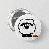 Leerer Schaf-Knopf Button (Vorne & Hinten)