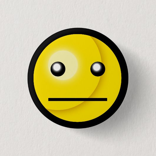 Leerer Starren-Knopf Button (Vorderseite)