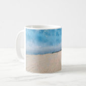 Leerer Strand in Virginia Kaffeetasse (Vorderseite Links)