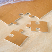 Leerer Strand und blaues Wasser Puzzle (Seite)