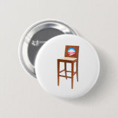 Leerer Stuhl Obama Button (Vorne & Hinten)