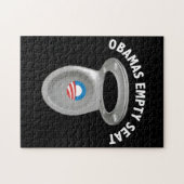 Leerer Stuhl Obama - Toilette Seat Puzzle (Horizontal)