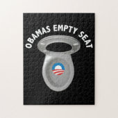 Leerer Stuhl Obama - Toilette Seat Puzzle (Vertikal)