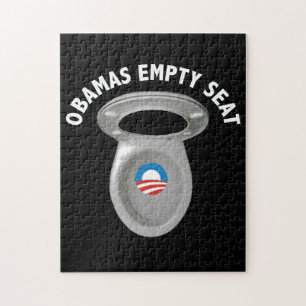 Leerer Stuhl Obama - Toilette Seat Puzzle