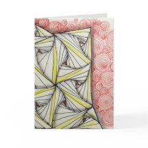 Leeres 12x18 glatte Gruß-Karte - ursprüngliche