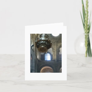 Leeres Anmerkung Karten-/Caminode Santiago Karte