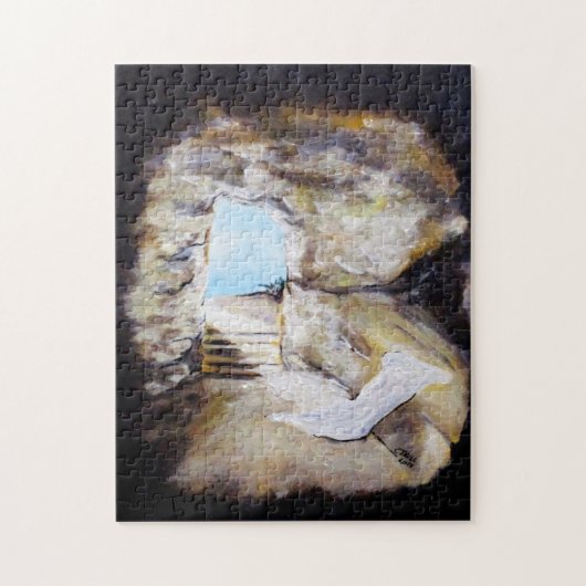 Leeres Beerdigungs-Grab-Puzzle Puzzle (Vertikal)