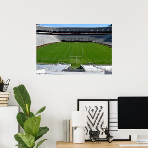 Leeres College-Football-Stadion Poster