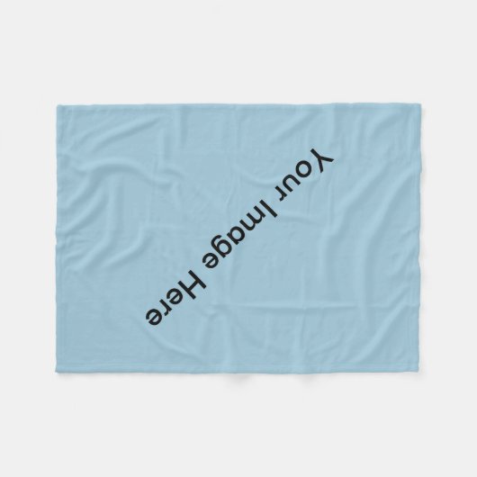 Leeres Foto stellen Ihre eigene Decke her (Vorderseite (Horizontal))