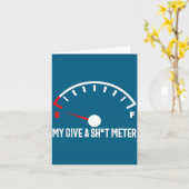 Leeres Gib Meter Herren Slogan Design Karte (Gelbe Blume)