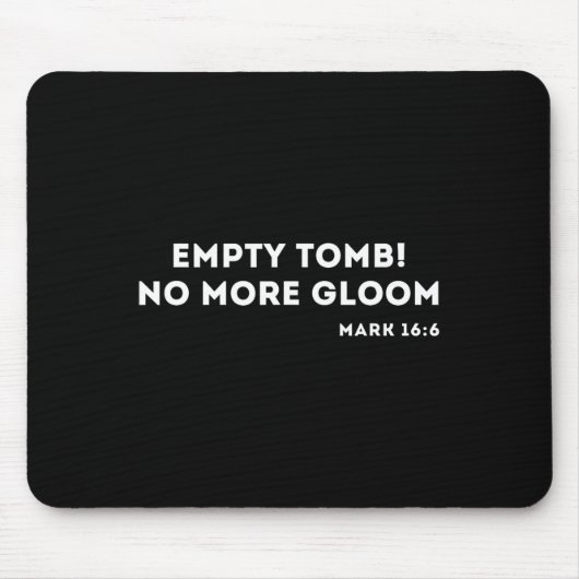 Leeres Grab Jesus Ostern Christlich Mousepad (Vorne)