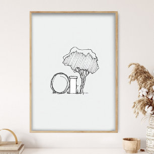 Leeres Grab, Ostern, Auferstehungssonntag, Bibelga Poster