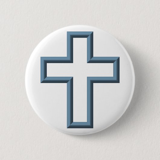 Leeres Kreuz Button (Vorderseite)
