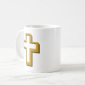 Leeres Kreuz Kaffeetasse (Vorderseite Links)