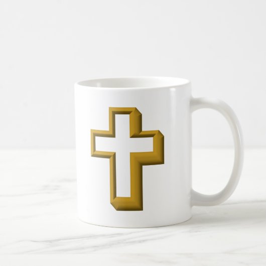 Leeres Kreuz Kaffeetasse (Rechts)
