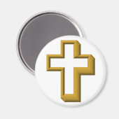 Leeres Kreuz Magnet (Vorderseite/Rückseite)