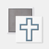 Leeres Kreuz Magnet (Vorderseite/Rückseite)