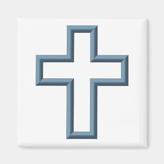 Leeres Kreuz Magnet (Vorne)