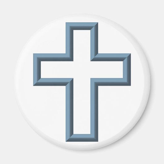 Leeres Kreuz Magnet (Vorne)