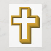 Leeres Kreuz Postkarte (Vorderseite)
