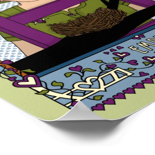 Leeres Nest_A_8x10-Poster Poster (Ecke)