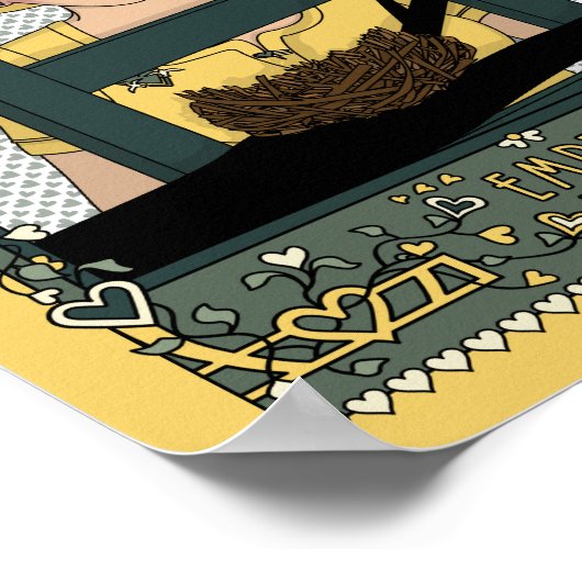 Leeres Nest_C_8x10-Poster Poster (Ecke)