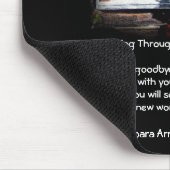 LEERES NEST: GEDICHT: FENSTER-KUNST: MAUSUNTERLAGE MOUSEPAD (Ecke)