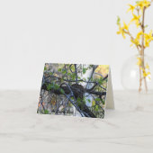 Leeres Nest Notecard Karte (Gelbe Blume)