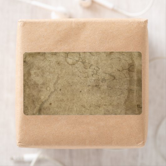 Leeres Papier mit gestörtem Druck, dunkle rustikal (Insitu)