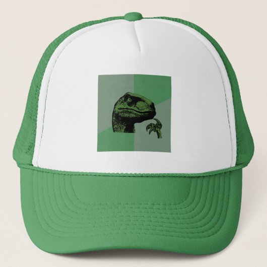 Leeres Philosoraptor Truckerkappe (Vorderseite)