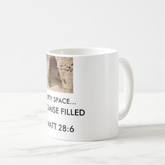 LEERES RAUM-… VERSPRECHEN GEFÜLLT KAFFEETASSE (VorderseiteRechts)