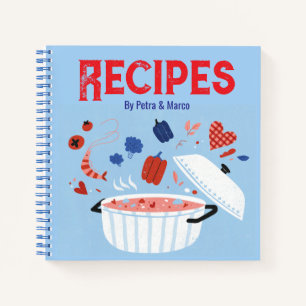 Leeres Rezept Buch für Paare