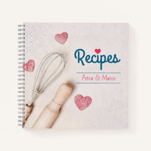 Leeres Rezept Buch für Paare