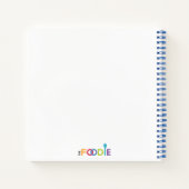 Leeres Rezept mit Bild Notizblock (Rückseite)