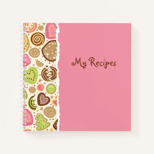 Leeres Rezept-Notebook zum Einschreiben Notizblock (Vorderseite)
