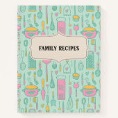 Leeres Rezept-Notebook zum Einschreiben Notizblock (Vorderseite)